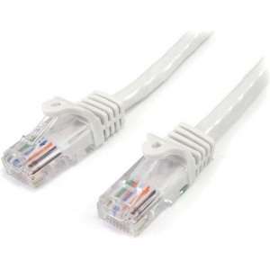 StarTech.com Cat5e Ethernet netwerkkabel met snagless RJ45 connectors UTP kabel 0,5m wit