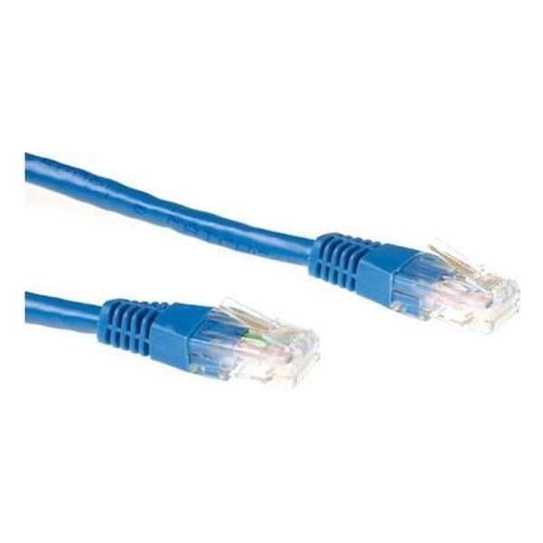 Ewent 10.0m Cat6 UTP netwerkkabel 10 m U/UTP (UTP) Blauw