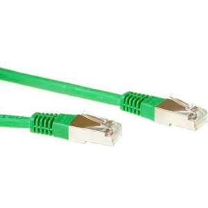 ACT CAT6 S/FTP netwerkkabel  1 meter - Groen