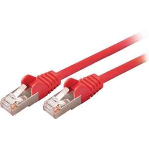 Valueline VLCP85121R30 netwerkkabel 3 m Cat5e SF/UTP (S-FTP) Rood