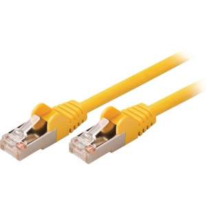 Valueline VLCP85121Y50 netwerkkabel 5 m Cat5e SF/UTP (S-FTP) Geel