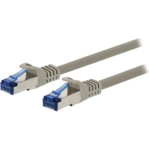 Valueline VLCP85320E150 netwerkkabel 15 m Cat6a S/FTP (S-STP) Grijs