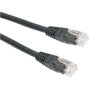 ICIDU UTP CAT5 Network Cable Black, 0,5m netwerkkabel Zwart