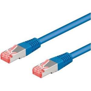 Wentronic 93211 - Cat 6 UTP-kabel - RJ45 - 0.25 m - Blauw