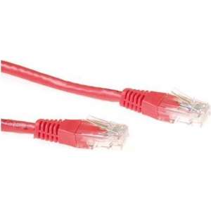 ACT IM8551 - Cat 6 UTP-kabel - RJ45 - 1.5 m - Rood