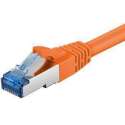DSIT Netwerkkabel Cat6a SSTP/PIMF 1,50m oranje