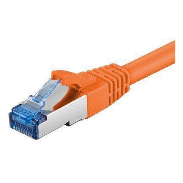 DSIT Netwerkkabel Cat6a SSTP/PIMF 1,50m oranje