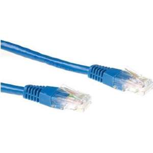 ACT IM8600 - Cat 6 UTP-kabel - RJ45 - 0.5 m - blauw