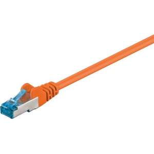 Goobay - S/FTP netwerkkabel CAT6a - Oranje - 15 meter