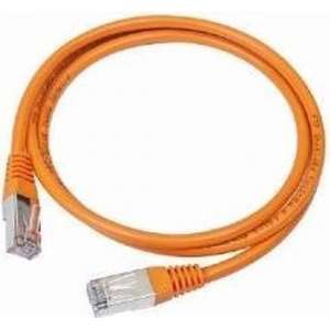 CablExpert PP12-0.25M/O - Netwerkkabel, UTP Cat5E, oranje