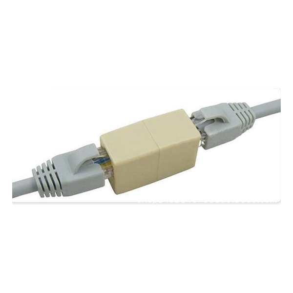 10x UTP ethernet / internet RJ45 netwerk verlengstukje Cat5 en Cat6 geschikt - NBH®