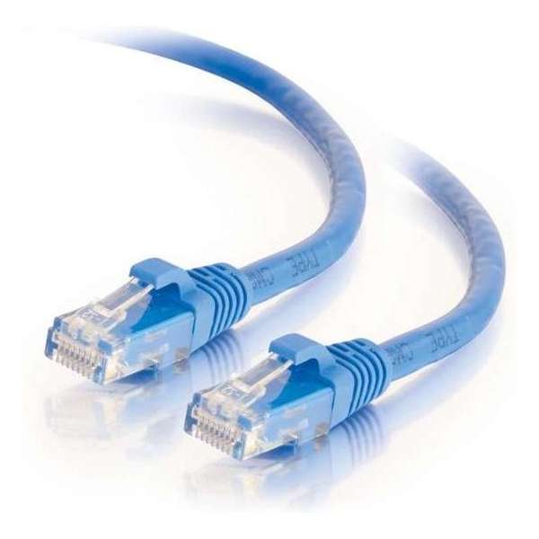 C2G 0,5m Cat6A UTP LSZH netwerkpatchkabel - Blauw