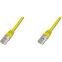 Digitus Patch Cable, UTP, CAT6, PVC, 1M, yellow netwerkkabel Geel