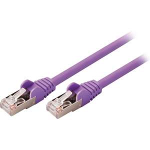 Valueline VLCP85121U50 netwerkkabel 5 m Cat5e SF/UTP (S-FTP) Paars
