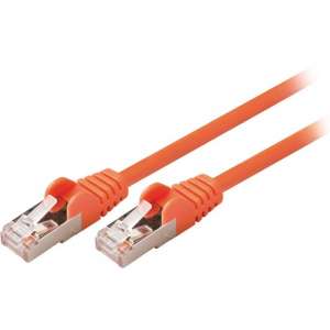 Valueline VLCP85121O100 netwerkkabel 10 m Cat5e SF/UTP (S-FTP) Oranje