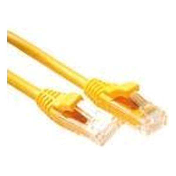 ACT UTP Cat5E 1.5m netwerkkabel 1,5 m Geel