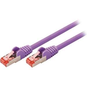 Valueline VLCP85221U100 netwerkkabel 10 m Cat6 S/FTP (S-STP) Paars