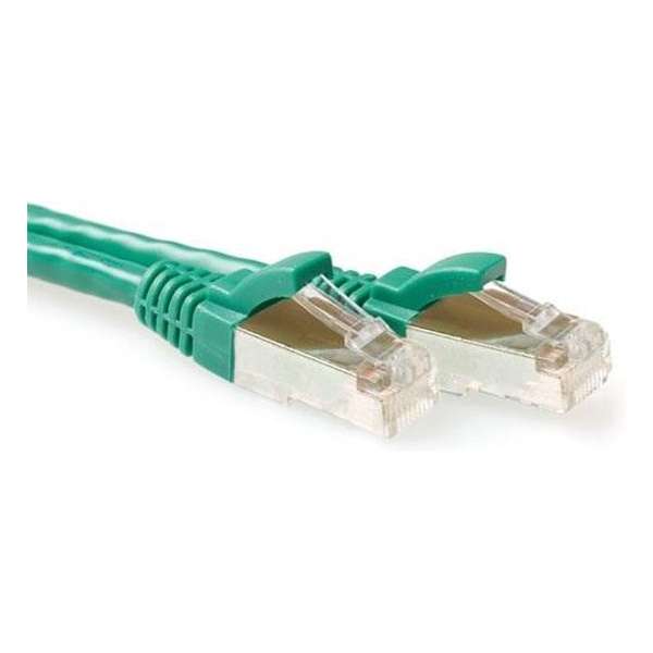ACT FB6720 netwerkkabel 20 m Cat6a S/FTP (S-STP) Groen
