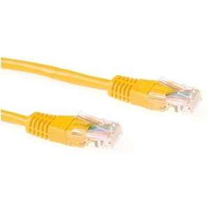 ACT IM5800 - Cat 5 UTP-kabel - RJ45 - 0.5 m - geel
