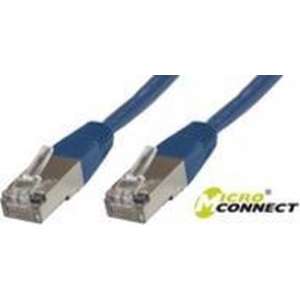 Microconnect SSTP CAT5E 1M netwerkkabel Blauw