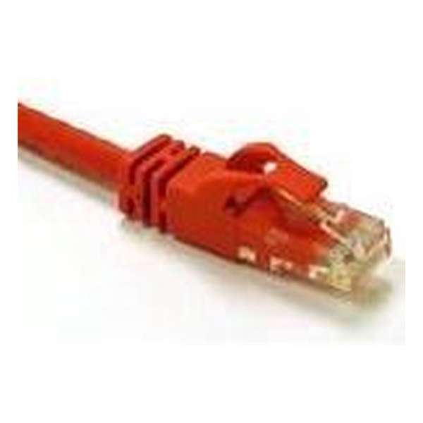 C2G 1m Cat6 Snagless CrossOver UTP Patch Cable 1m Rood netwerkkabel
