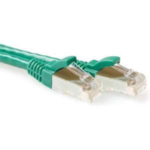 ACT FB6751 netwerkkabel 1,5 m Cat6a S/FTP (S-STP) Groen