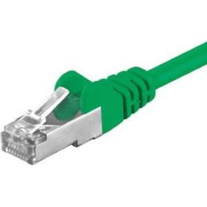 Wentronic CAT 5-025 FTP Green 0.25m