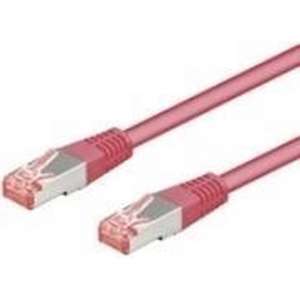 Wentronic 93434 - Cat 6 UTP-kabel - RJ45 - 1 m - Magenta