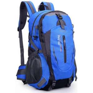 Compacte Wandelrugzak/Wandeltas Backpack voor Dames en Heren - Alternatief North Face - Lovnix TanXian Bag106 | Zwart/Blauw