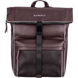 BURKELY Lucent Lane Backpack Rolltop 15,6" Rugzak - Rood