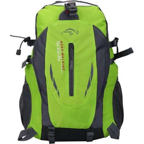 Compacte Wandelrugzak/Wandeltas Backpack voor Dames en Heren - Alternatief North Face - Lovnix TanXian Bag106 | Groen