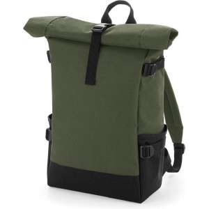 Senvi Laptop Rugzak/Backpack RolTop - Kleur Olive- 22 Liter