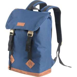 Chappo Urban Backpack | Vintage Rugzak met 15-inch Laptopvak | 20 liter | Tas voor school/werk/studie | Blauw