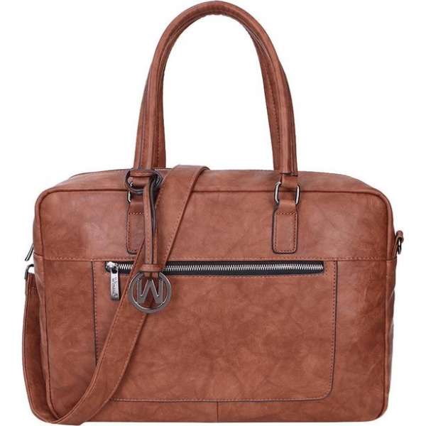 Wimona Milena 2025 Dames Laptoptas - 15,6 inch - Cognac Wimona Milena 2025 Dames Laptoptas - 15,6 inch - Cognac