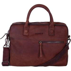 DSTRCT Wall Street Business Laptoptas 15.4'' Double Brown