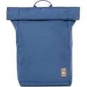 Lefrik Roll Rolltop Laptop Rugzak - Eco Friendly - Recycled Materiaal - 15,6 inch - Blauw