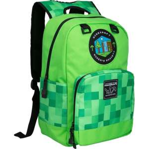 Minecraft Miner's Society Rugzak / Backpack - groen - 43 cm