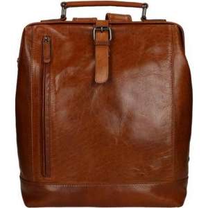 Genicci Laptoprugzak Kirk Leer - cognac