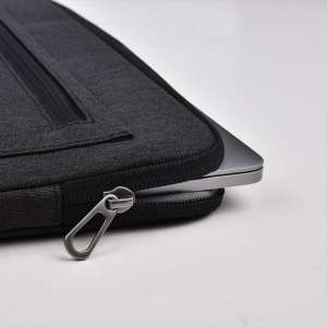 MSI Prestige laptop sleeve - Waterafstotend Polyester hoes met extra opbergvak - 14 inch - Zwart