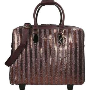 Olivia Lauren Serenity laptop trolley brons