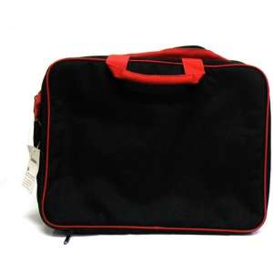 Laptoptas | Jackman laptopcase JKB-213 | Zwart met rood