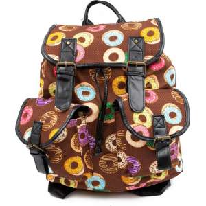 Rugzak donuts | kinder rugzak jongens voor school - rugtas meisje donut - backpack schooltas - hoogte 40 cm