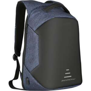 Rugzak - Anti theft - anti-diefstal - 32 liter - geschikt voor laptop - blauw - schooltas