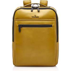 Castelijn & Beerens - Nappa X Victor laptoprugzak 15,6 RFID | geel - Geel
