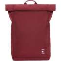 Lefrik Roll Rolltop Laptop Rugzak - Eco Friendly - Recycled Materiaal - 15,6 inch - Bordeaux Rood