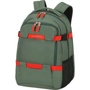 Samsonite Rugzak Met Laptopvak - Sonora Laptop Backpack Large uitbreidbaar Thyme Green