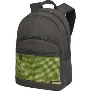 American Tourister Laptoprugzak - Sporty Mesh Laptop Backpack 15.6 inch  Anthracite/Lime Green
