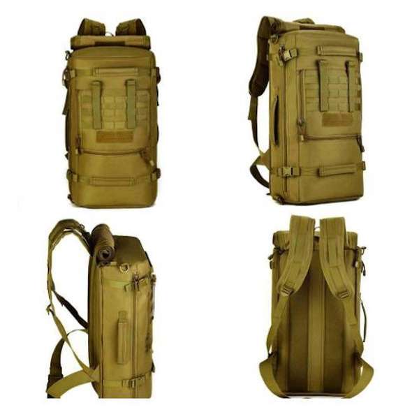 3 in 1 tas groen - multi functionele rugtas - schoudertas - reistas - backpack travel - cabine size tas