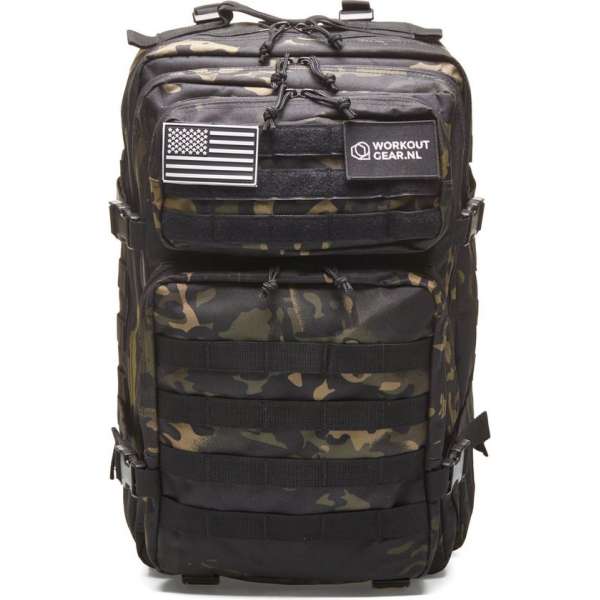 Workout Gear - Fitness Tas - Sporttas - Tactical Bag - Army Bag - Crossfit Sport Tas - Army Black