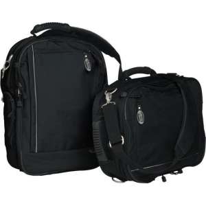 Clique Computer Bag Zwart Laptop Rugtas